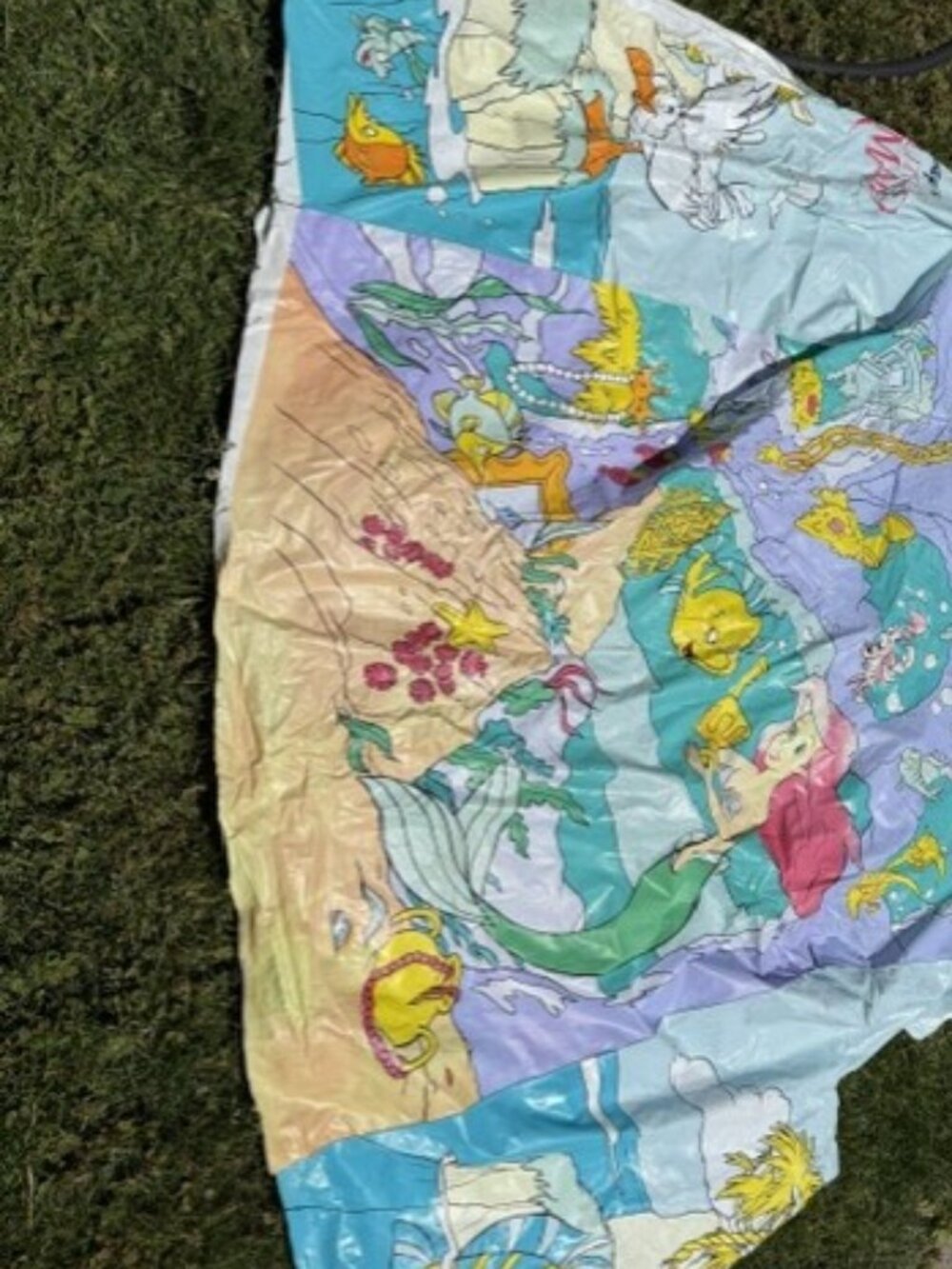 Vintage 1990s The Little Mermaid Slumber Play Tent without Connectors